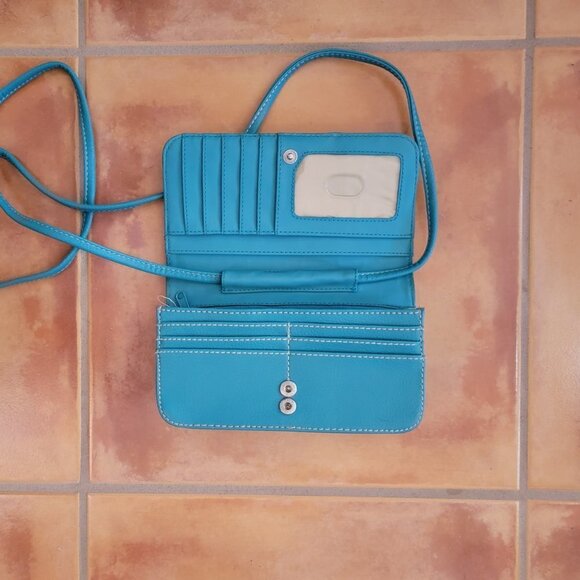 Relic Turquoise Blue Cross Body Handbag - Picture 3 of 5